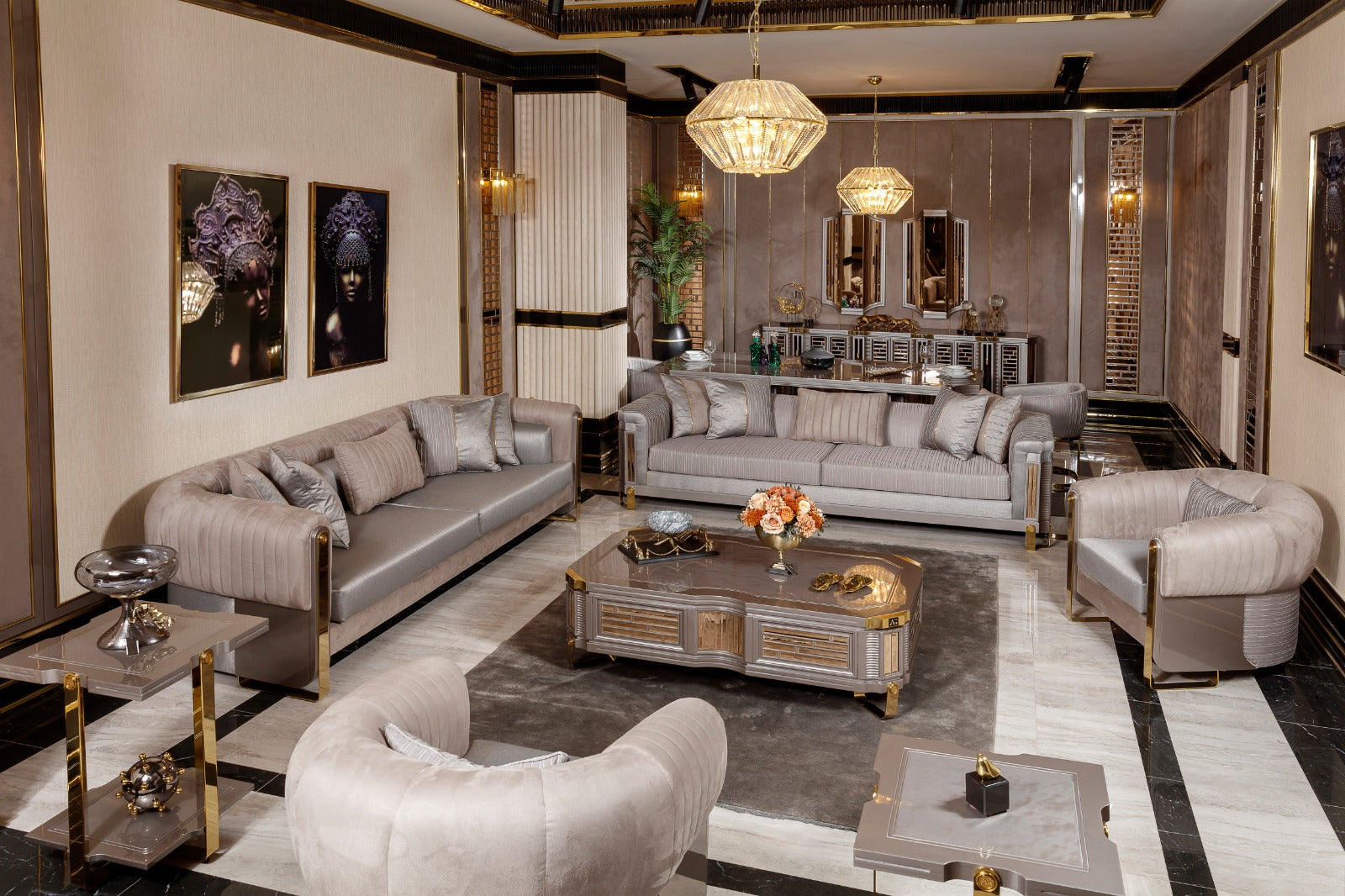 ORION Sofa & Dining Set