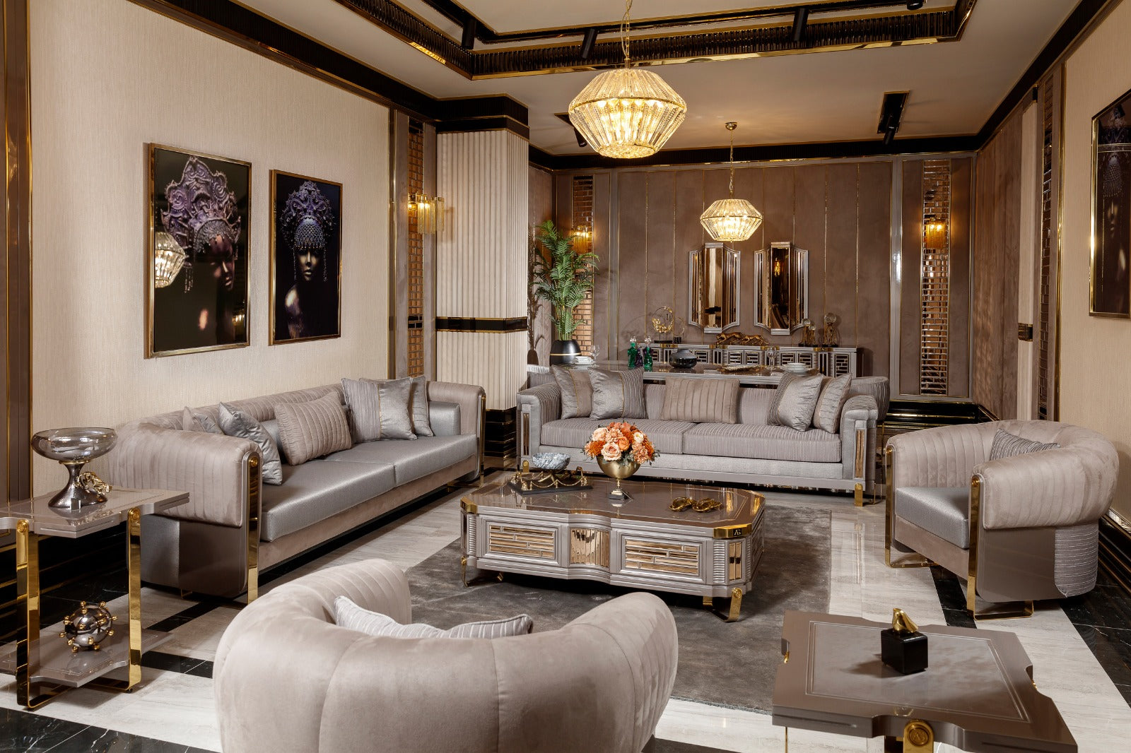 ORION Sofa & Dining Set
